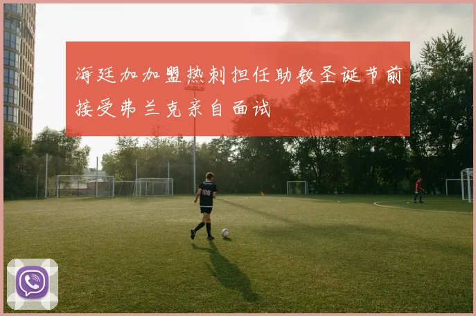 海廷加加盟热刺担任助教圣诞节前接受弗兰克亲自面试
